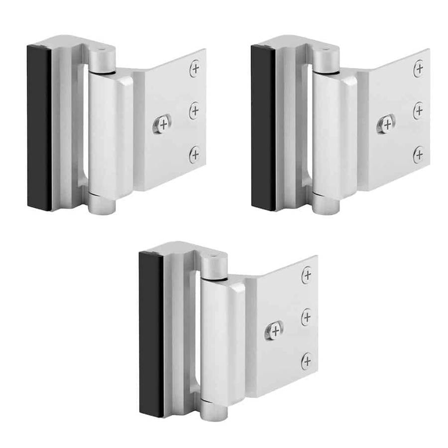 Killer Deals Easy Install Childproof Home Security Reinforced Door Lock x 3 Combo