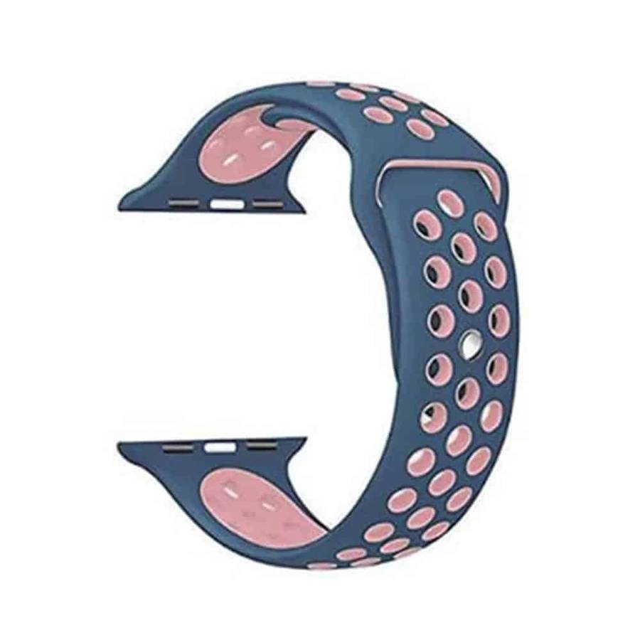 Killer Deals Silicone Strap for 38/40/41mm Apple watch (S/M) - Navy & Pink