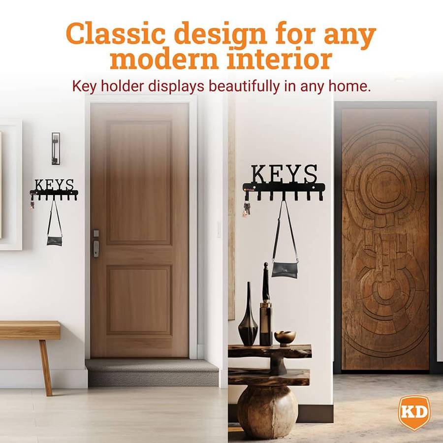 Killer Deals Wall Mounted Bag Hat Key Holder Organizer Hook Hanger Rack