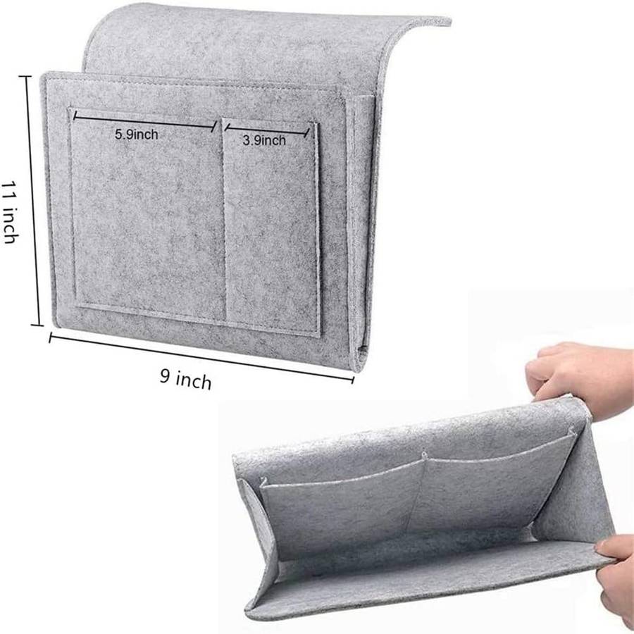 Killer Deals 5 Pocket Phone/ Tablet/ Remote Felt Bedside Storage Organizer