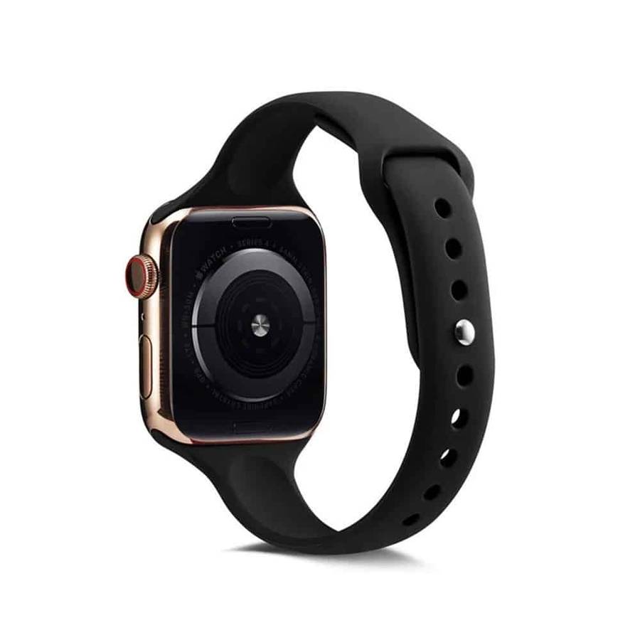 Slim Style Silicone Strap for 42/44/45/49mm Apple Watch- White