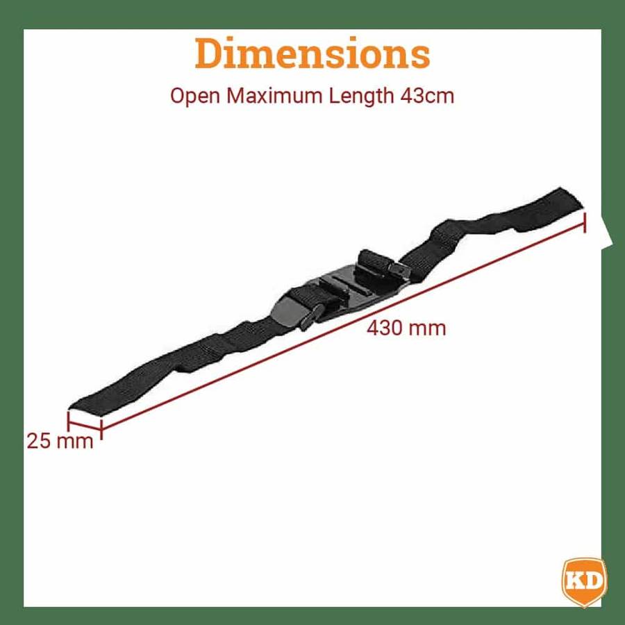 Action Mounts Vented Bicycle Helmet Mount Strap for GoPro Hero 3/ 2