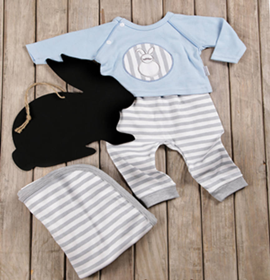 Some Bunny Loves You Baby Boy Gift Set