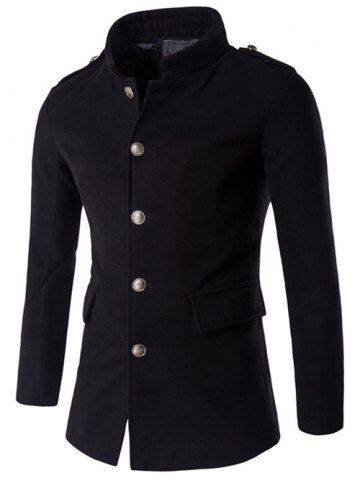 Hooded Long Sleeve Coat