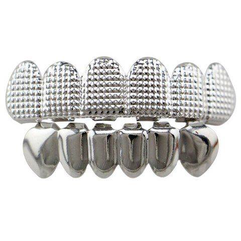 Cool Hip Hop Top Bottom Teeth Grillz Set