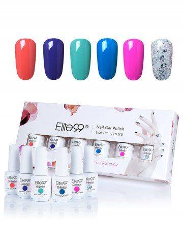 Soak Off Elite99 Gel Nail Polish Kit with One Bottle Sequins