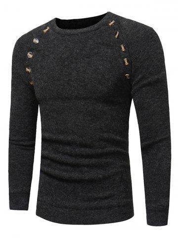 Crew Neck Raglan Sleeve Sweater