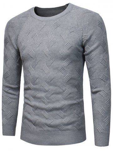 Crew Neck Raglan Sleeve Sweater - Large
