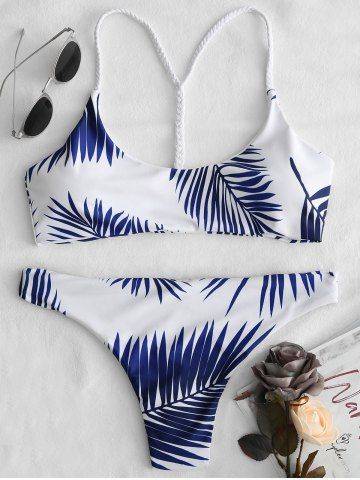 Print Thong Bikini Set