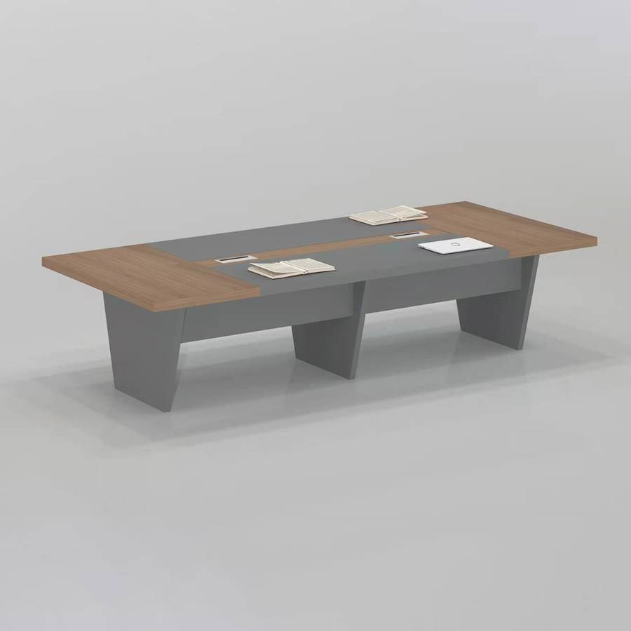 GOF Furniture-Rammy Boardroom Table - Walnut