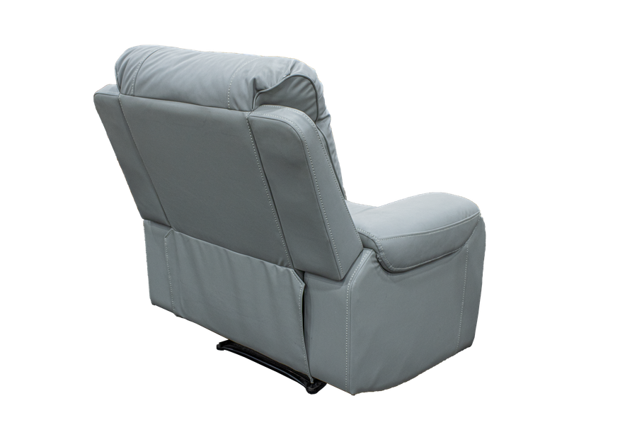 GOF Furniture - Marana Power Recliner - Light Grey