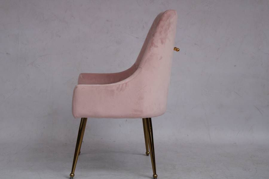 GOF Furniture Abi Dining Chair - Blush Pink