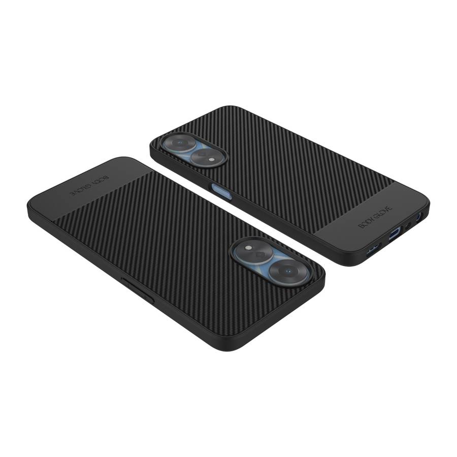 Oppo A78 5G Black Body Glove Astrx Cell Phone Cover