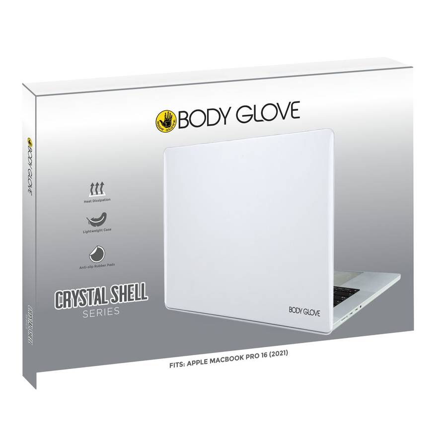 MacBook Pro 16 inch 2021 Case - Body Glove Crystal Shell Cover - Clear