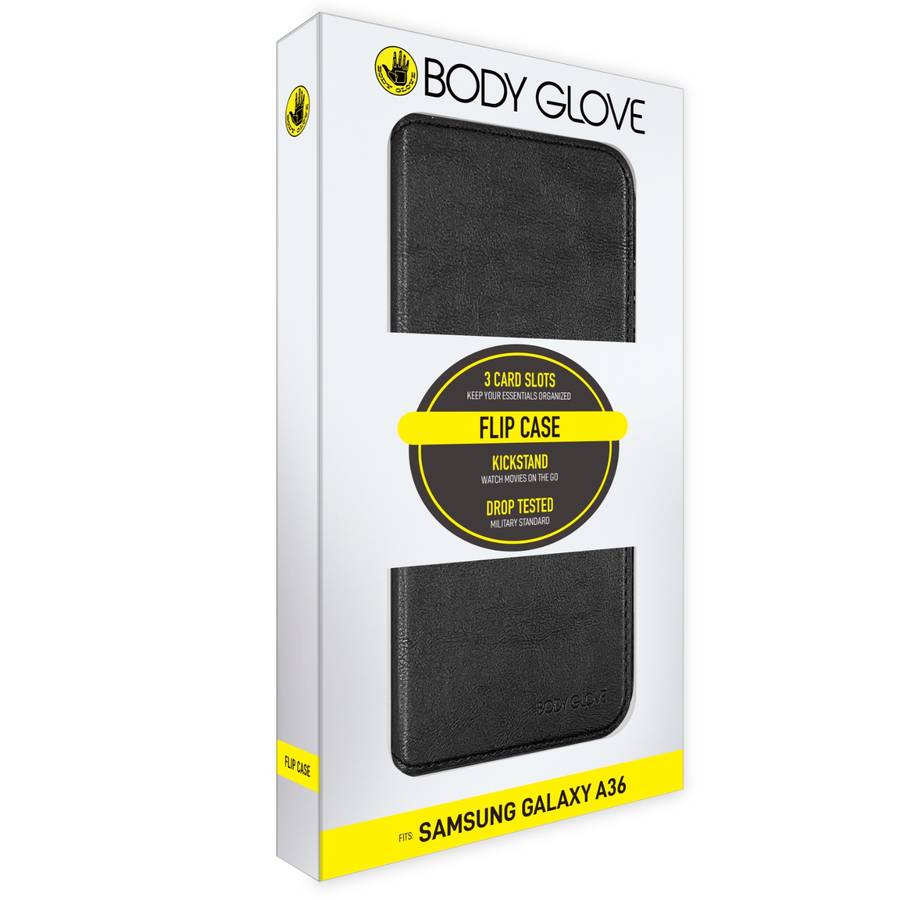 Samsung Galaxy A36 Body Glove Flip Series Case  Black