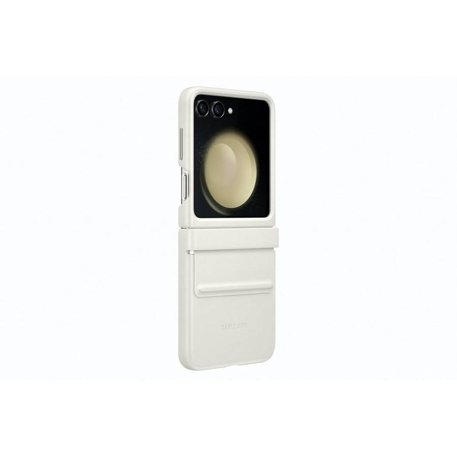 Official Samsung Galaxy Z Flip5 EcoLeather Case  Cream