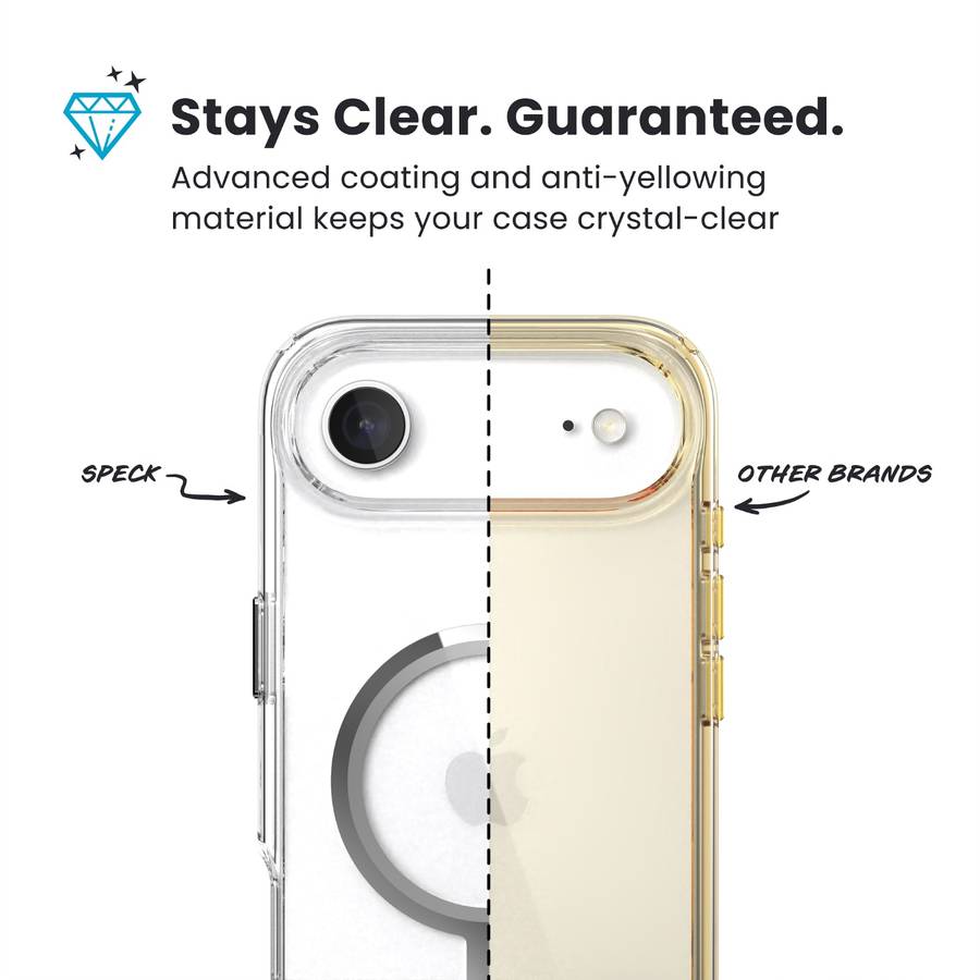Apple iPhone Air Speck Presidio Perfect Clear MagSafe Case