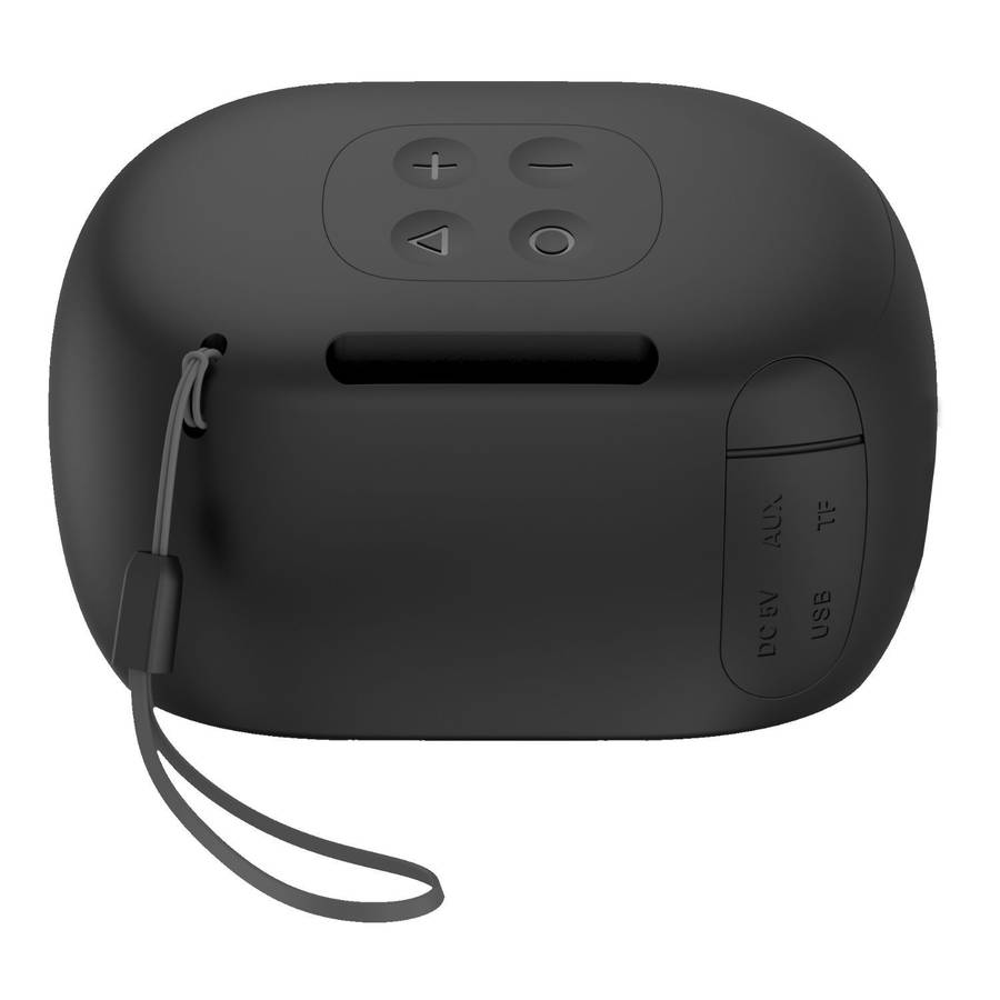 Burtone Portable Bluetooth Speaker - Black