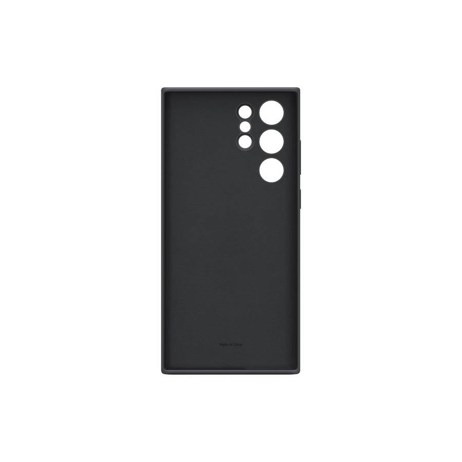Original Samsung Galaxy S22 Ultra 5G Silicone Cell Phone Cover Black