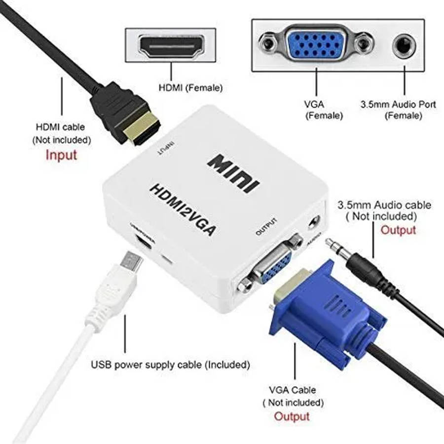 HDMI 2 VGA Converter