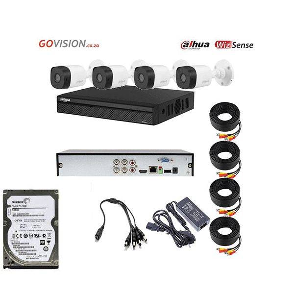 Dahua 1080P 4 Channel DIY CCTV Kit With 2MP IR Bullet Cameras &amp; 1TB HDD Bundle