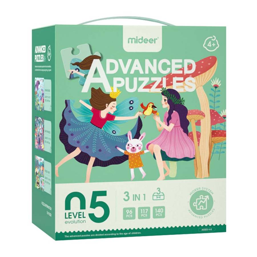 Mideer - Level Up Puzzles - 3-in-1 - Level 5 Dream World
