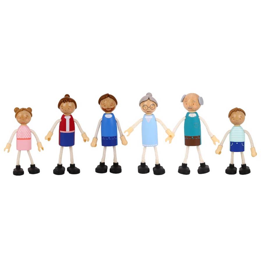 TookyToy - 3-Storey Doll House & Accessories