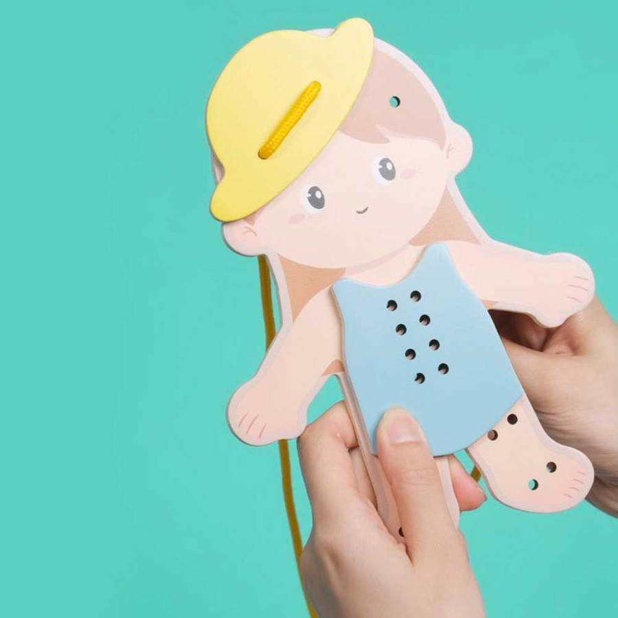 Classic World - 'My Job' Lacing Activity Set: Girl