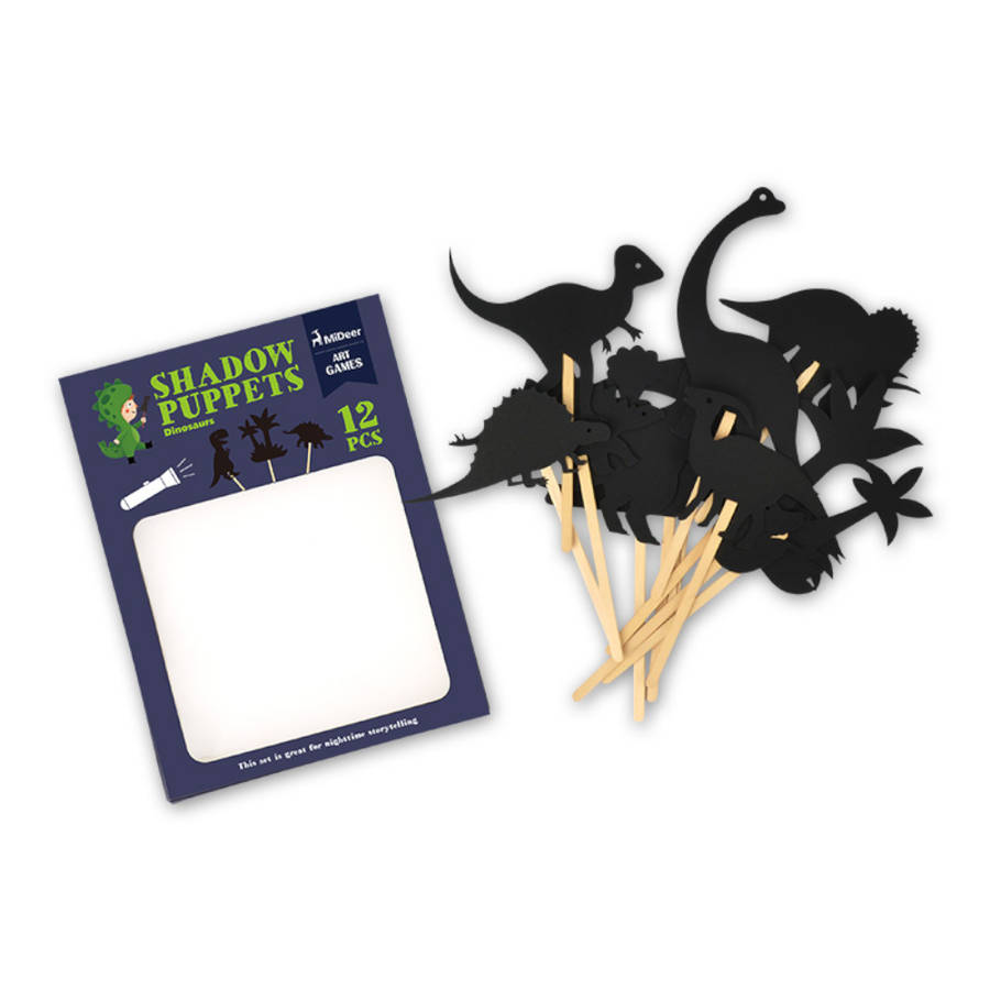 Mideer - Dinosaur Shadow Puppets Set