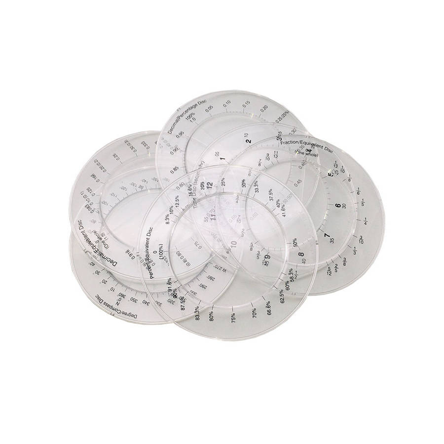 EDX Education - Fraction Rings - 6pcs Polybag