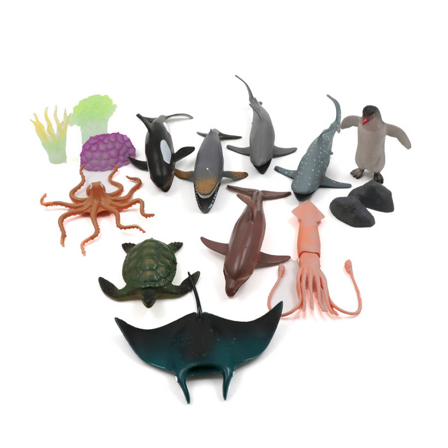 Greenbean - Dinosaur and Ocean Animal Playset - 30pcs