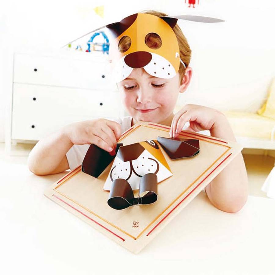 Hape - Arts & Crafts Mask Creations - Puppy Face