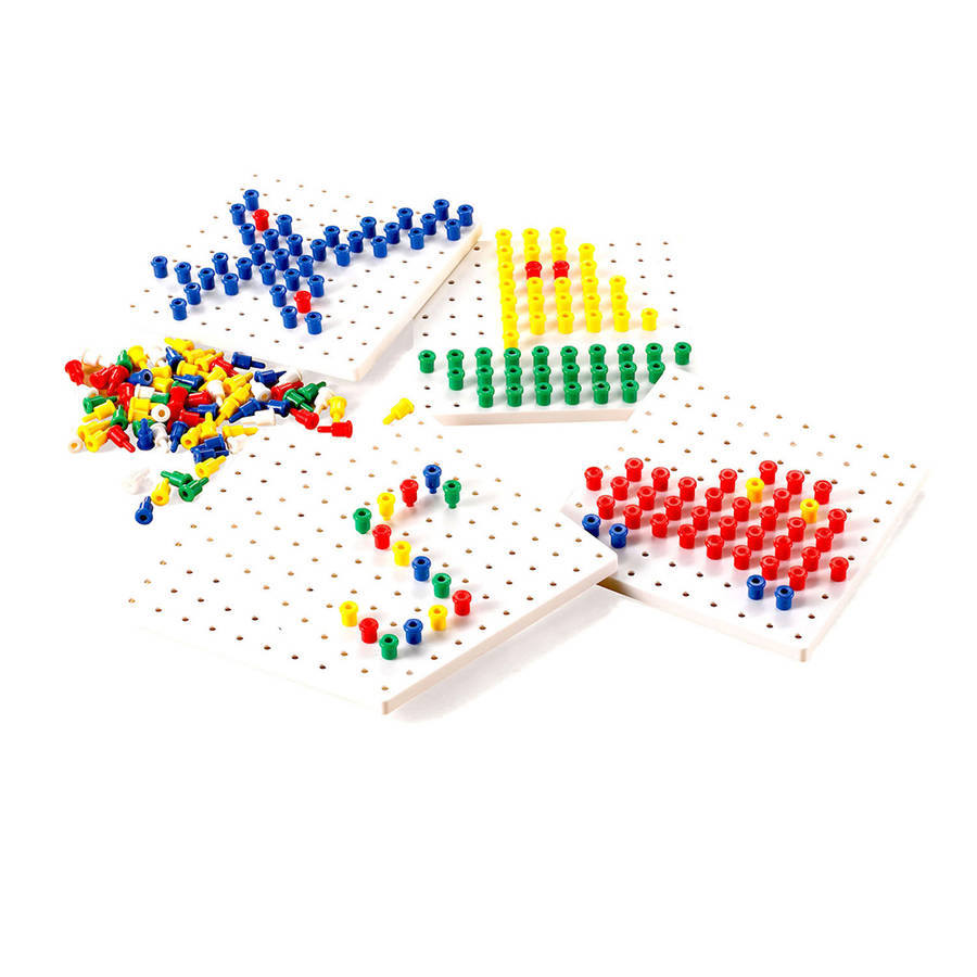 EDX Education - Pegboard Set S 5pc & 1000 Pegs Polybag
