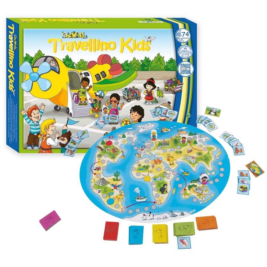 Beleduc - One World - Travellino Kids - Social Skills Game - 74pcs