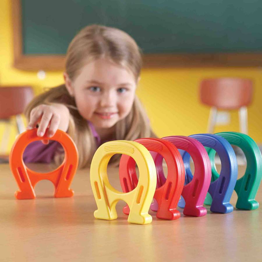Learning Resources - Primary Science® - Horseshoe-Shaped Magnets - Set of 6