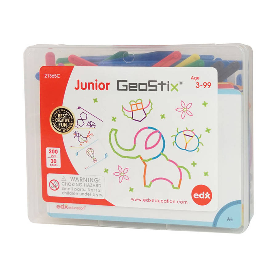 EDX Education - GeoStix Junior - 30 Activity Cards - 200pcs - Container
