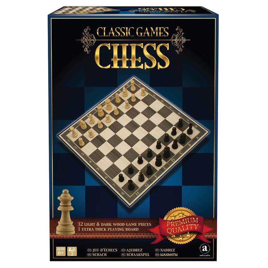 Ambassador - Classic Games - Wooden Chess Set