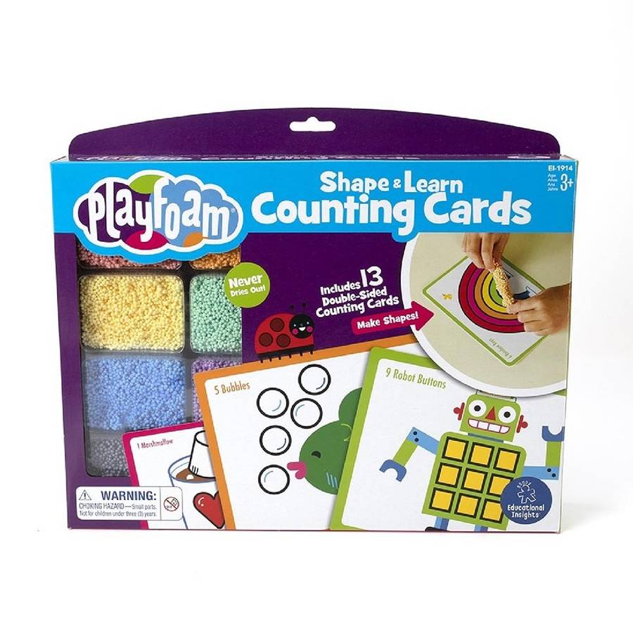 Educational Insights - Playfoam® Shape & Learn Counting Cards