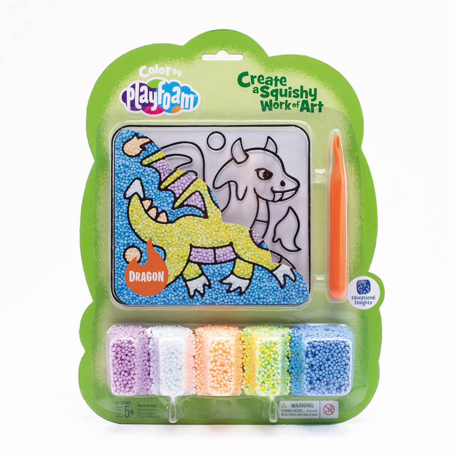 Educational Insights - Colour By Playfoam® Dragon