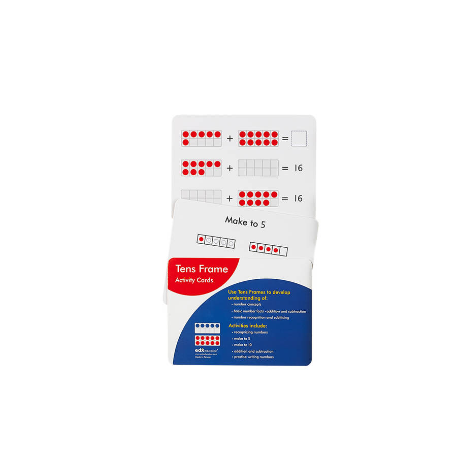 EDX Education - Activity Cards -Ten Frames - 16pcs