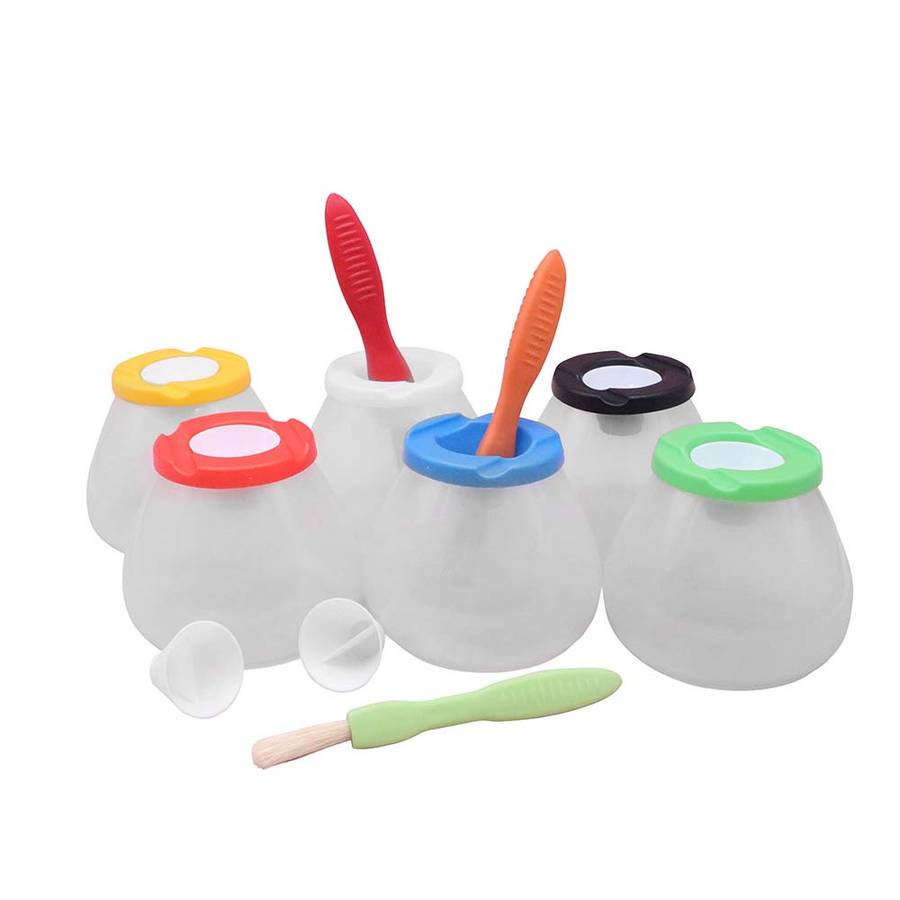 Anthony Peters - Extra - Safe Non - Spill Art Pots: 6 Pieces