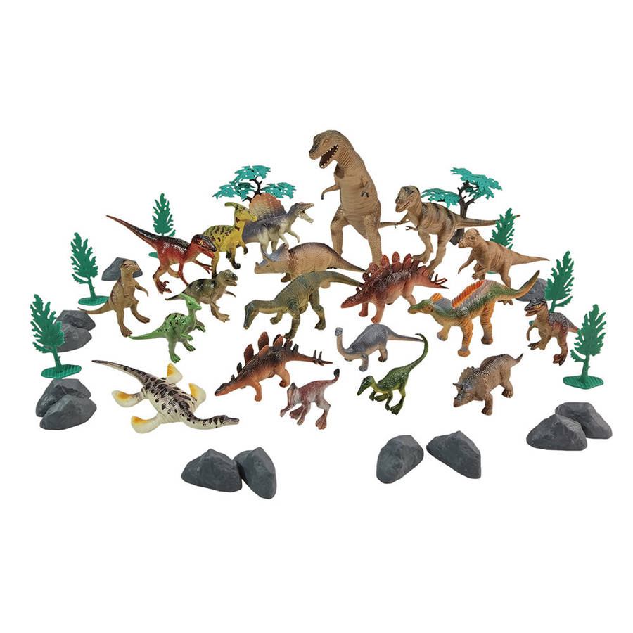 Greenbean - Dinosaur Playset - 40pcs in Bucket