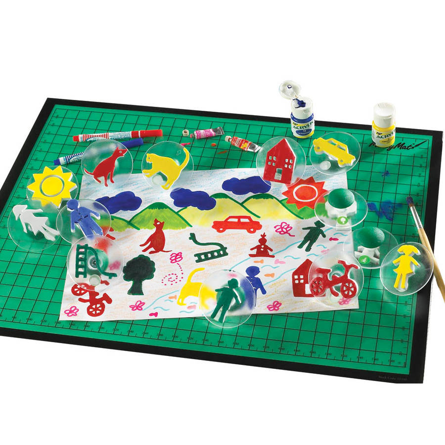 EDX Education - Paint Stamp Family 14pc