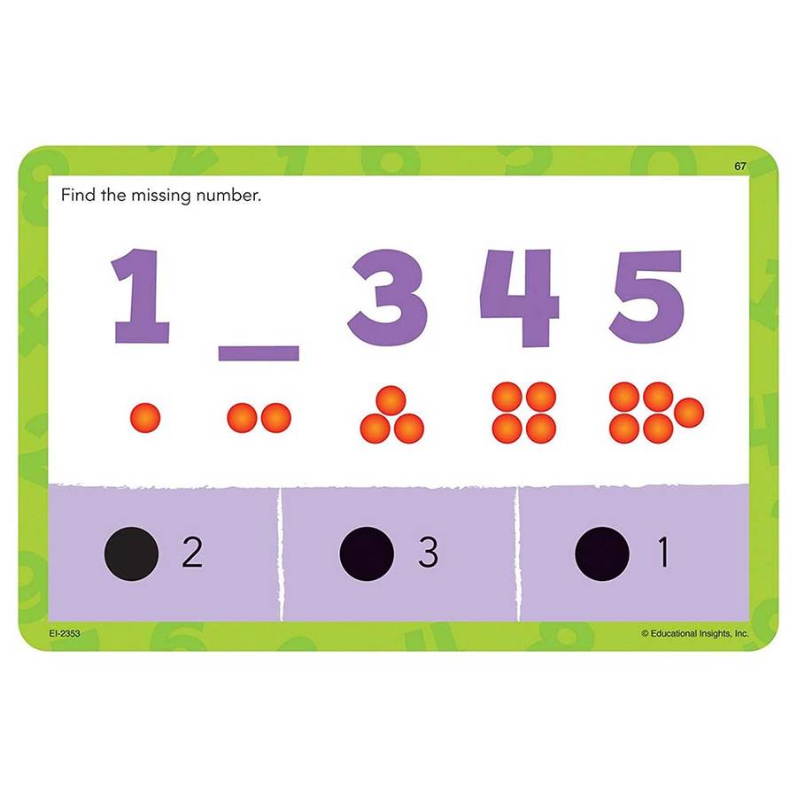 Educational Insights - Hot Dots® Jr. - Card Set - Numbers & Counting