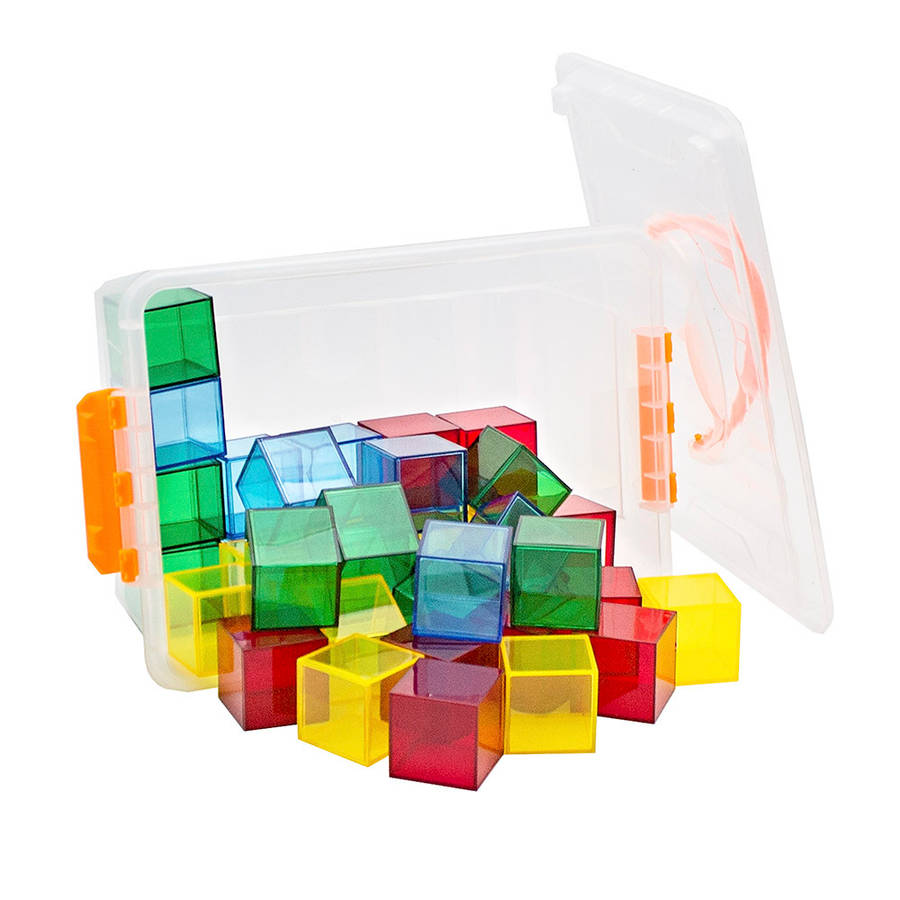 Greenbean - Crystal Rainbow Cube Set 36pcs Container
