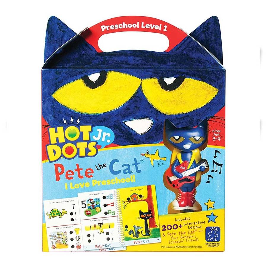 Educational Insights - Hot Dots® Jr. Pete the Cat I Love Preschool