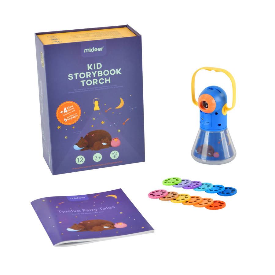 Mideer - Children's Storybook Torch with 12 Stories