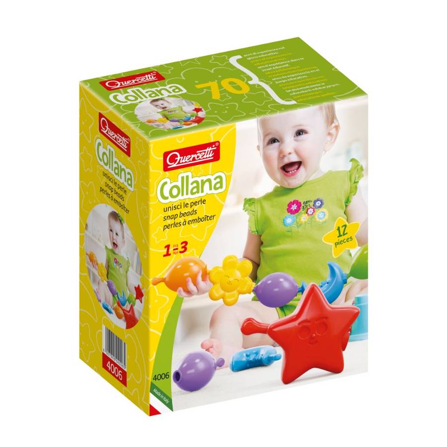 Quercetti - Collana Interlocking Snap Beads Activity Set