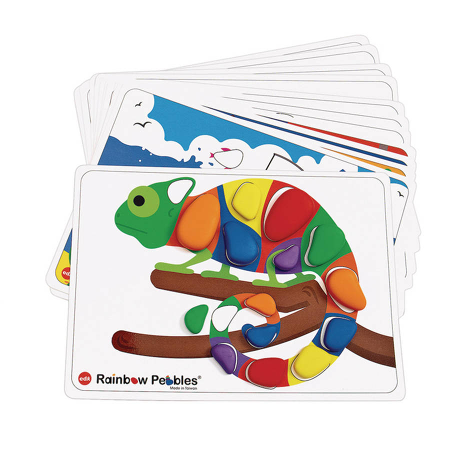EDX Education - Activity Cards - Rainbow Pebbles - 20 Cards