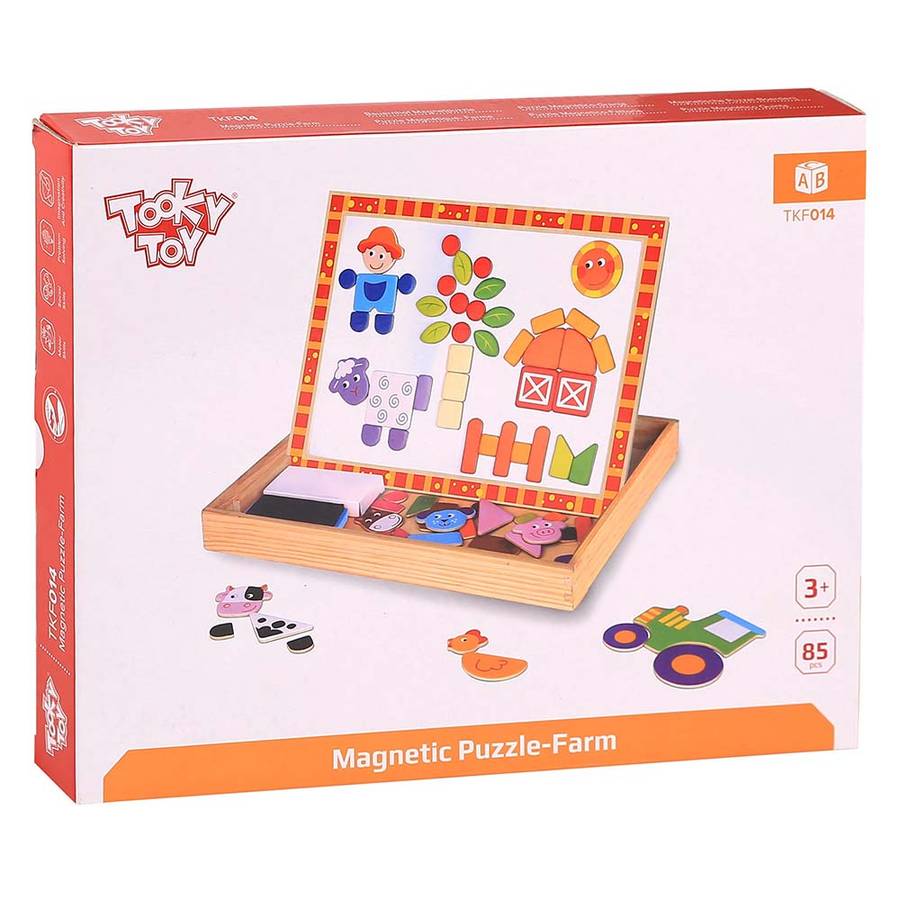 TookyToy - Magnetic Puzzle - Farm